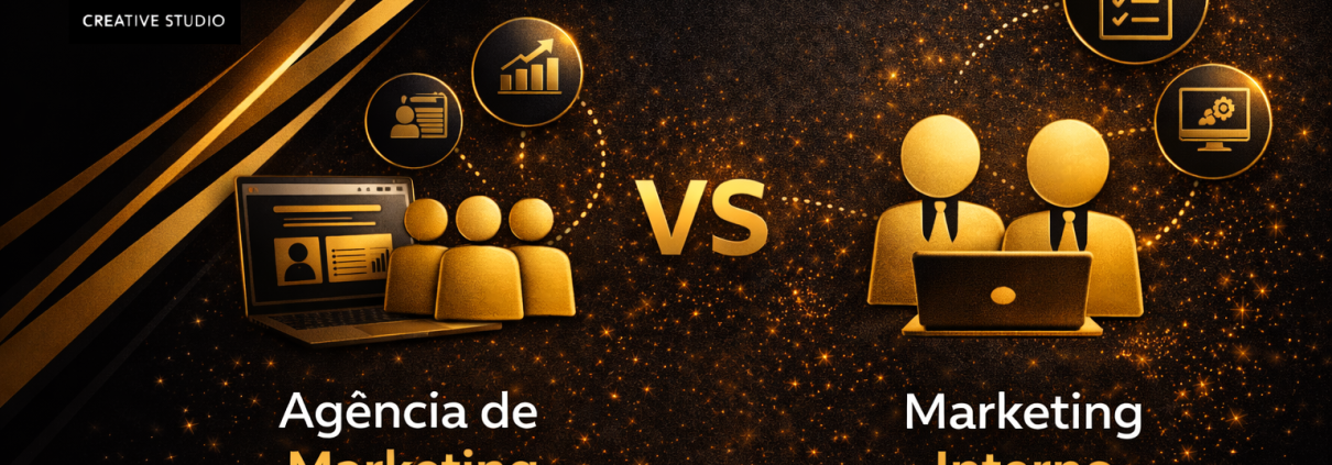 agência de marketing ou marketing interno